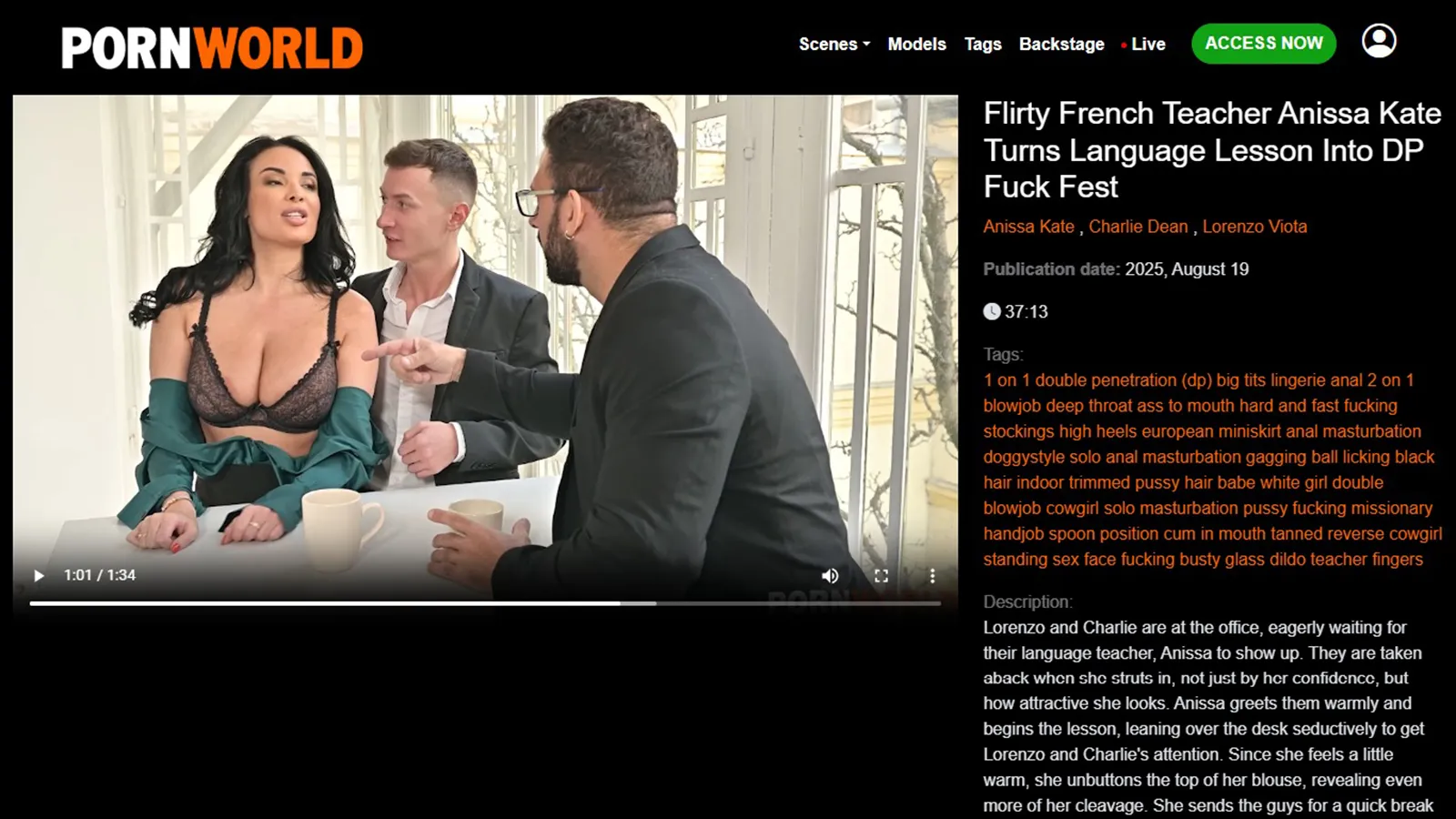 Porn World player screenshot